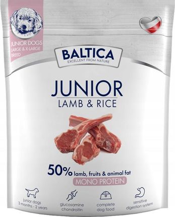Baltica Junior Lamb & Rice Jagnięcina Z Ryżem 1Kg