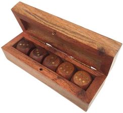Zdjęcie Kości do gry w podłużnym pudełku drewnianym DNU-006 - Lidzbark Warmiński