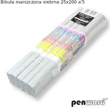 Zdjęcie Bibuła Marszczona Srebrna 25X200 5Szt. - Kańczuga