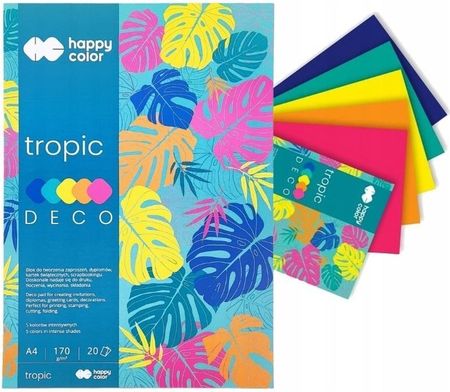 Happy Color Blok A4/20K Deco Tropic