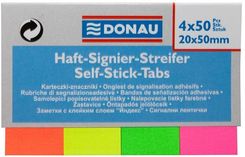 Zdjęcie Donau Zakładki Indeksujące 20x50mm Cztery Kolory - Brzostek