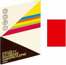 Zdjęcie Grand Etykieta Samoprzylepna A4 Czerwona - Koprzywnica