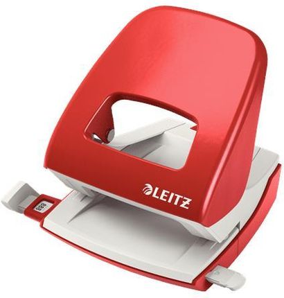 Leitz New Nexxt Dziurkacz Duży Metalowy Do 30 Kartek Czerwony