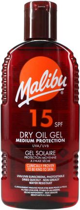 Malibu Dry Oil Gel Suchy Olejek W żelu SPF15 200ml