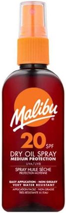 Malibu Dry Oil Spray SPF20 Olejek Brązujący Do Opalania 100ml