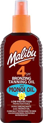 Malibu Bronzing Oil Spray SPF4 Olejek Brązujący Z Monoi