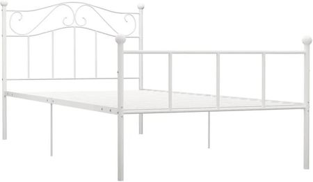 Elior Białe pojedyncze łóżko metalowe 90 x 200 cm - Okla (E37858VIDAXL_284516VIDAXL_284516)