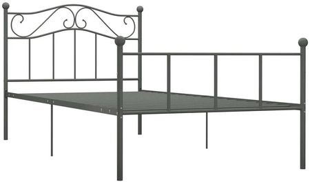Elior Szare metalowe łóżko w stylu industrialnym 90 x 200 cm - Okla (E37871VIDAXL_284530VIDAXL_284530)