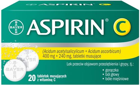 Aspirin C 20 tabl. musujących