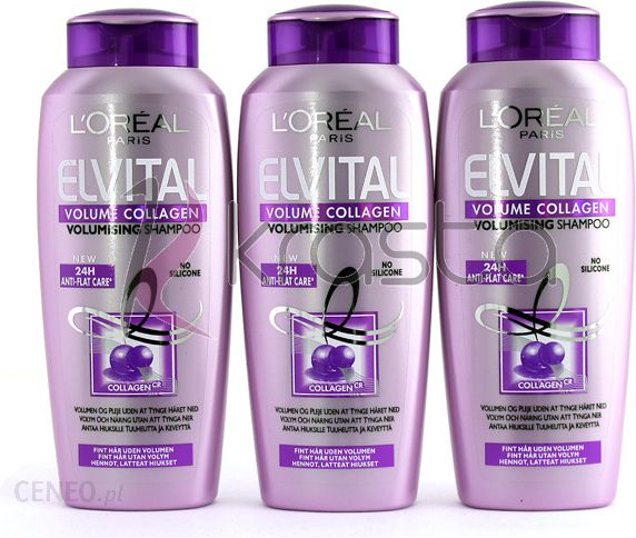 Szampon do włosów L'Oreal ELVITAL VOLUME Collagen szampon do i bez objętości 200 Opinie i ceny na Ceneo.pl