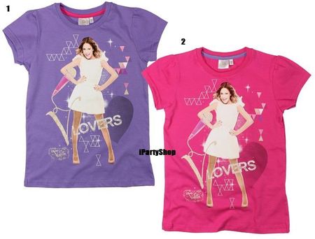 Disney T-Shirt Violetta Oryginał Wybór 2 Kolory 152