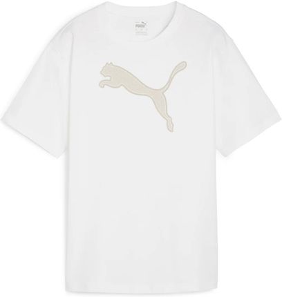 Damska Koszulka z krótkim rękawem Puma Her Graphic Tee 67991402 – Biały