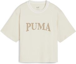 Zdjęcie Damska Koszulka z krótkim rękawem Puma Puma Squad Graphic Tee 67790387 – Beżowy - Czersk