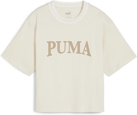 Damska Koszulka z krótkim rękawem Puma Puma Squad Graphic Tee 67790387 – Beżowy