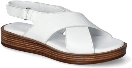 Sandały Caprice 9-28205-20/100 Białe lico