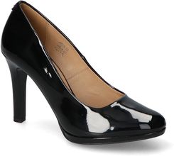 Zdjęcie Czółenka Palazzo 3827/6L Czarne lakier - Jedwabne