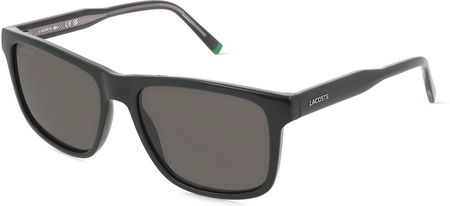 Lacoste L6025S Męskie okulary przeciwsłoneczne, Oprawka: Biotworzywo sztuczne, czarny
