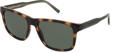 Lacoste L6025S Męskie okulary przeciwsłoneczne, Oprawka: Biotworzywo sztuczne, hawana