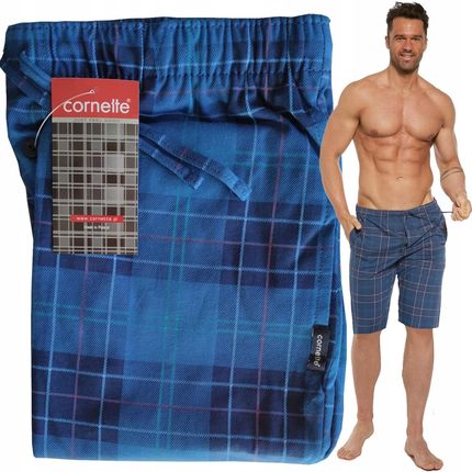 Cornette spodnie męskie od piżamy 698/12 kobalt