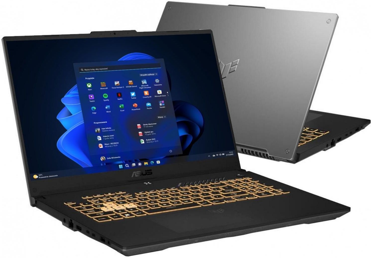 Asus TUF Gaming F17 17,3/i5/32GB/1TB/Win11 (FX707ZC4HX00832GS1TB 