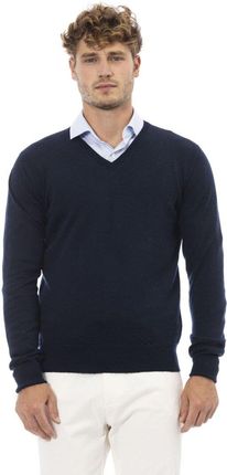 Swetry marki Alpha Studio model AU5491AE kolor Niebieski. Odzież męska. Sezon: