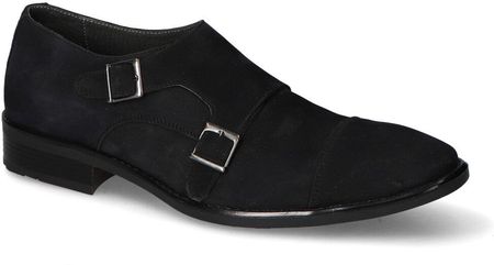 Pantofle Mario Boschetti 281 Czarne nubuk