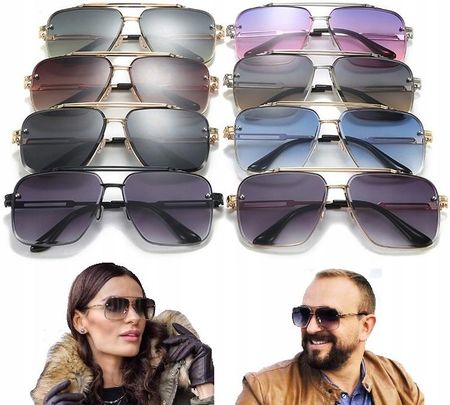 Okulary przeciwsłoneczne UV400 męskie damskie
