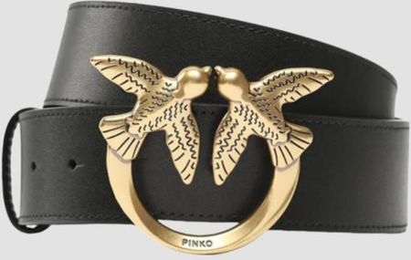 PINKO Czarny pasek Love Berry H4 Belt