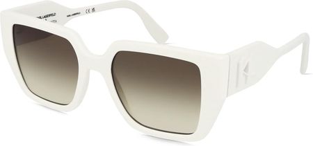 Karl Lagerfeld KL6098S Uniwersalne okulary przeciwsłoneczne, Oprawka: Tworzywo sztuczne, biały