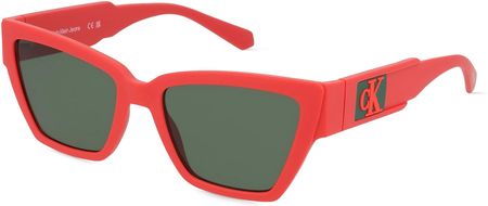 Calvin Klein Jeans CKJ23624S Uniwersalne okulary przeciwsłoneczne, Oprawka: Tworzywo sztuczne, czerwony