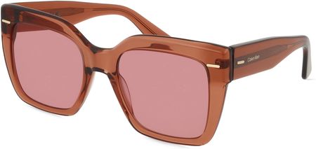Calvin Klein CK23508S Uniwersalne okulary przeciwsłoneczne, Oprawka: Tworzywo sztuczne, brązowy