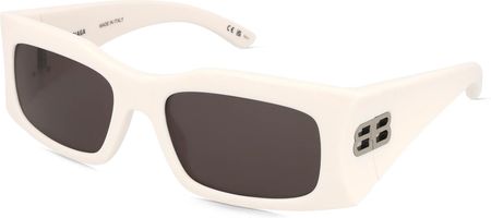 Balenciaga BB0291S Uniwersalne okulary przeciwsłoneczne, Oprawka: Biotworzywo sztuczne, biały