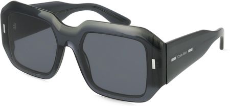Calvin Klein CK23536S Uniwersalne okulary przeciwsłoneczne, Oprawka: Tworzywo sztuczne, szary