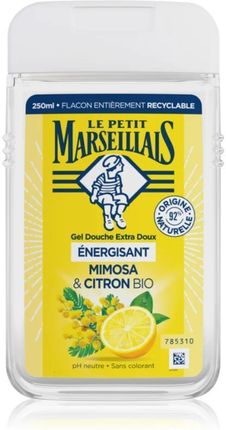 Le Petit Marseillais Extra Gentle Shower Gel Mimosa & Bio Lemon Energizujący Żel Pod Prysznic 250 ml