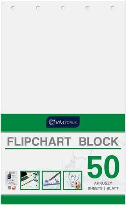 Interdruk Blok Do Flipchartów 50 Kartek Gładki 64X100Cm