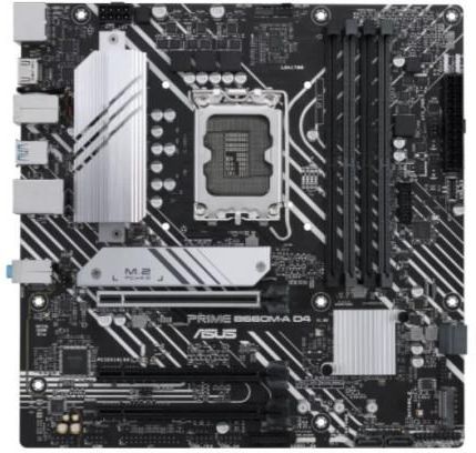 Asus   PRIME B660M-A D4-CSM mATX LGA1700 DDR4 (90MB19K0M1EAYC)