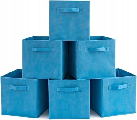 Ezoware Organizer Pudełko Do Przechowywania Pojemniki Na Zabawki 6 Szt Niebieski