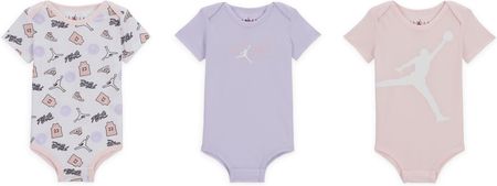Body z nadrukiem dla niemowląt Jordan Flight Patch (12–24 M) - Różowy