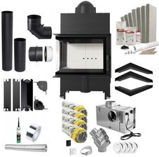 Zdjęcie Kratki Floki Lewy 8kW 160 Zestaw Black - Brzesko