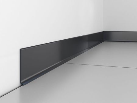Aluminiowa listwa podłogowa LP80 Ciemny Szary RAL 7021 Creativa