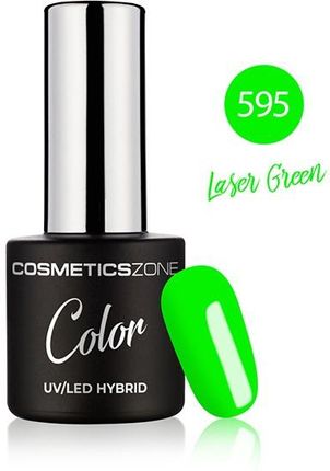 Cosmetics Zone lakier hybrydowy neonowy zielony 7ml - Laser Green 595