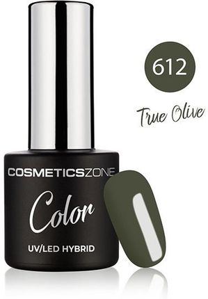 Cosmetics Zone lakier hybrydowy oliwkowy zielony 7ml - True Olive 612