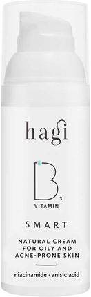 Krem Hagi Smart B Natural Cream For Oily & Acne-Prone Skin M na dzień i noc 50ml
