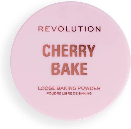 Makeup Revolution Cherry Bake Loose Powder & Puff Puder Do Twarzy