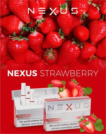 Nexus Free Strawberry 10x20szt