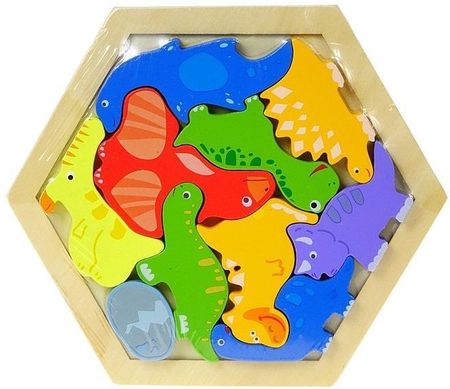 Adar Układanka Drewniana Dla Dzieci Puzzle 3D Zwierzęta