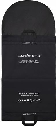 Pokrowiec Na Ubrania Garnitur Czarny z Logo Lancerto XL