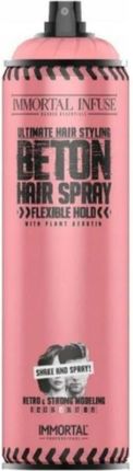 Immortal Pink Beton Flexible Hold Spray Matowy Lakier Do Włosów 500 ml