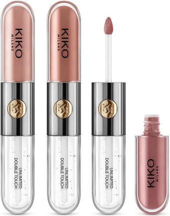 Kiko Milano Unlimited Double Touch Lip Set Nude Attitude Zestaw Do Makijażu Ust 3szt.