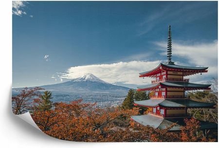 Doboxa Fototapeta Samoprzylepna Japońska Pagoda Jesienią 90X60